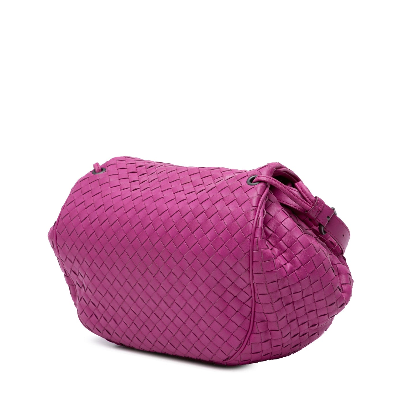 Bottega Veneta Nappa Intrecciato Flap Crossbody