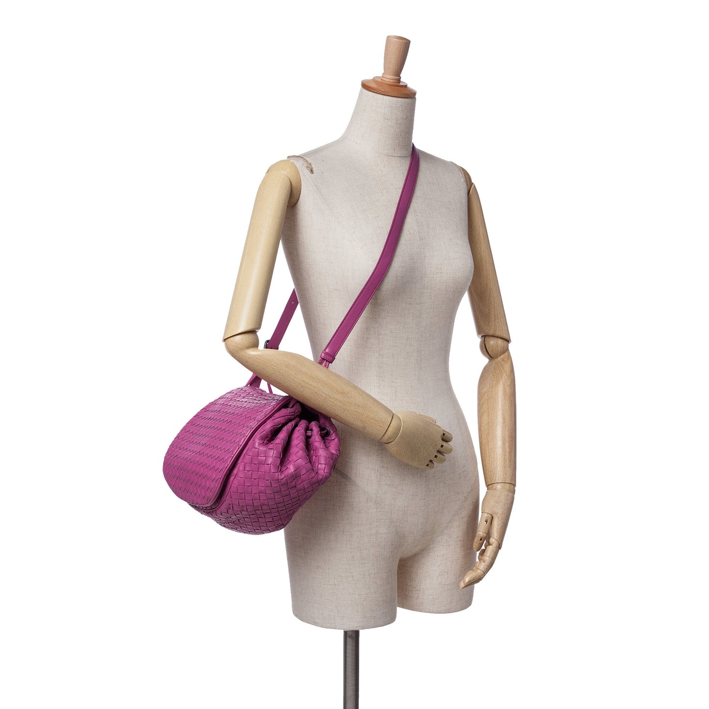Bottega Veneta Nappa Intrecciato Flap Crossbody