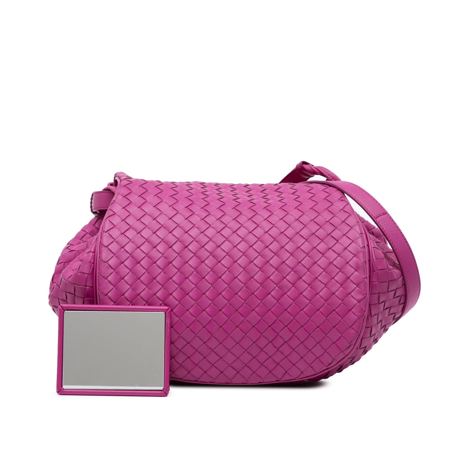 Bottega Veneta Nappa Intrecciato Flap Crossbody