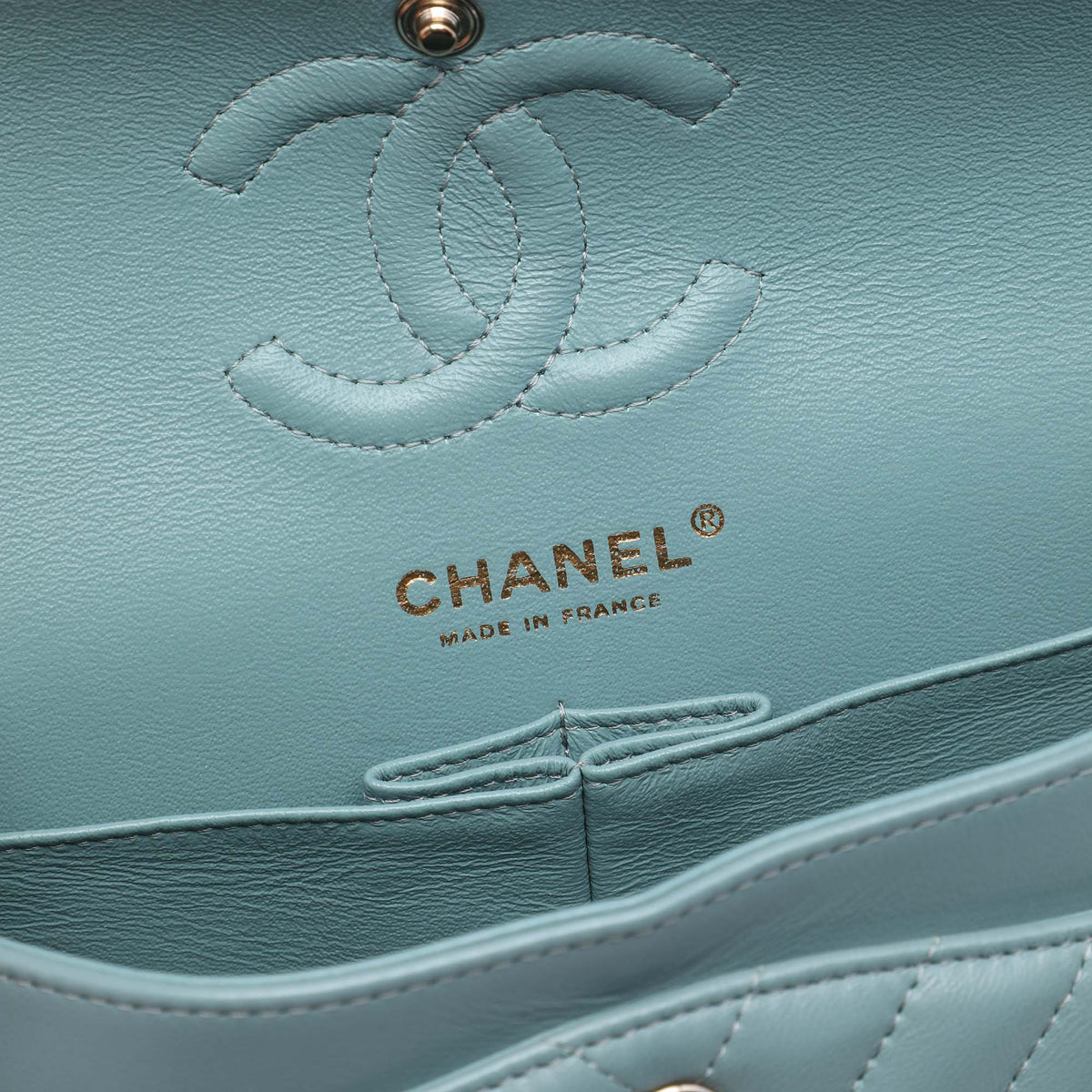 Chanel Small Classic Chevron Lambskin Double Flap