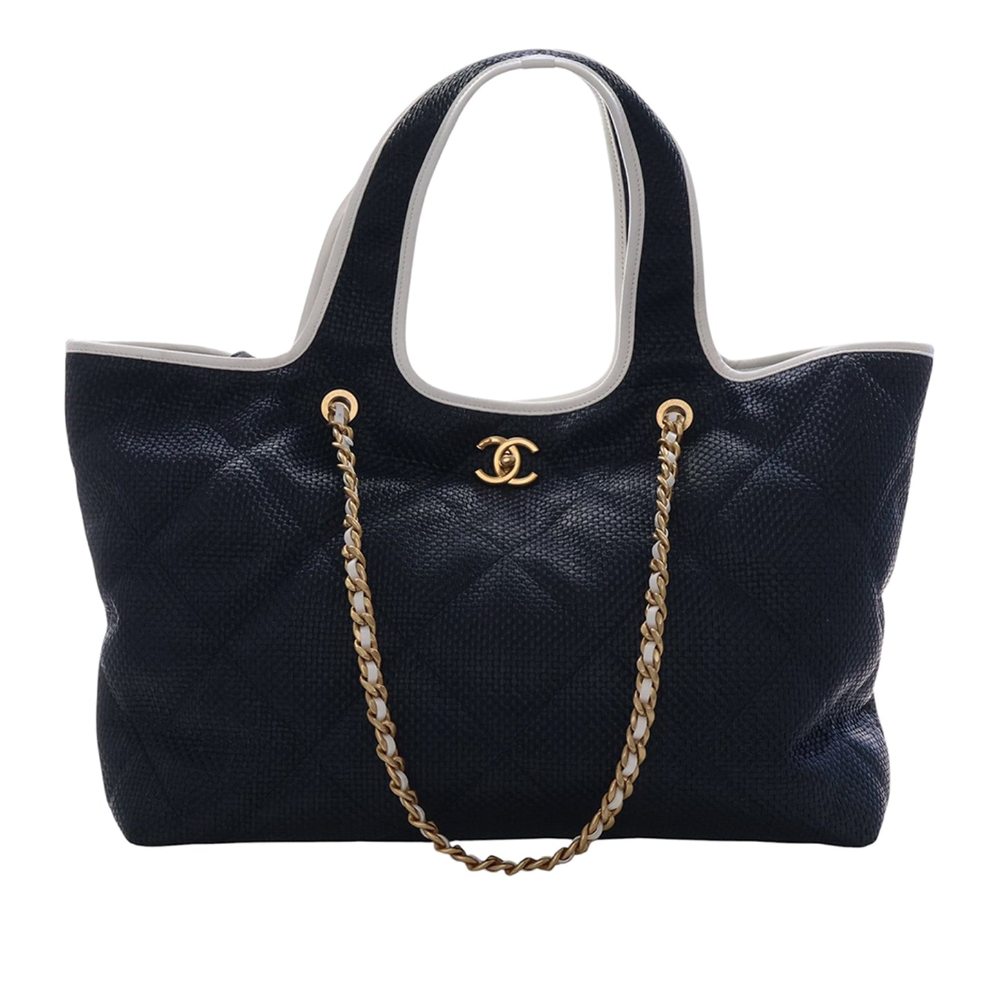 Chanel Large Raffia Coco Beach Tote