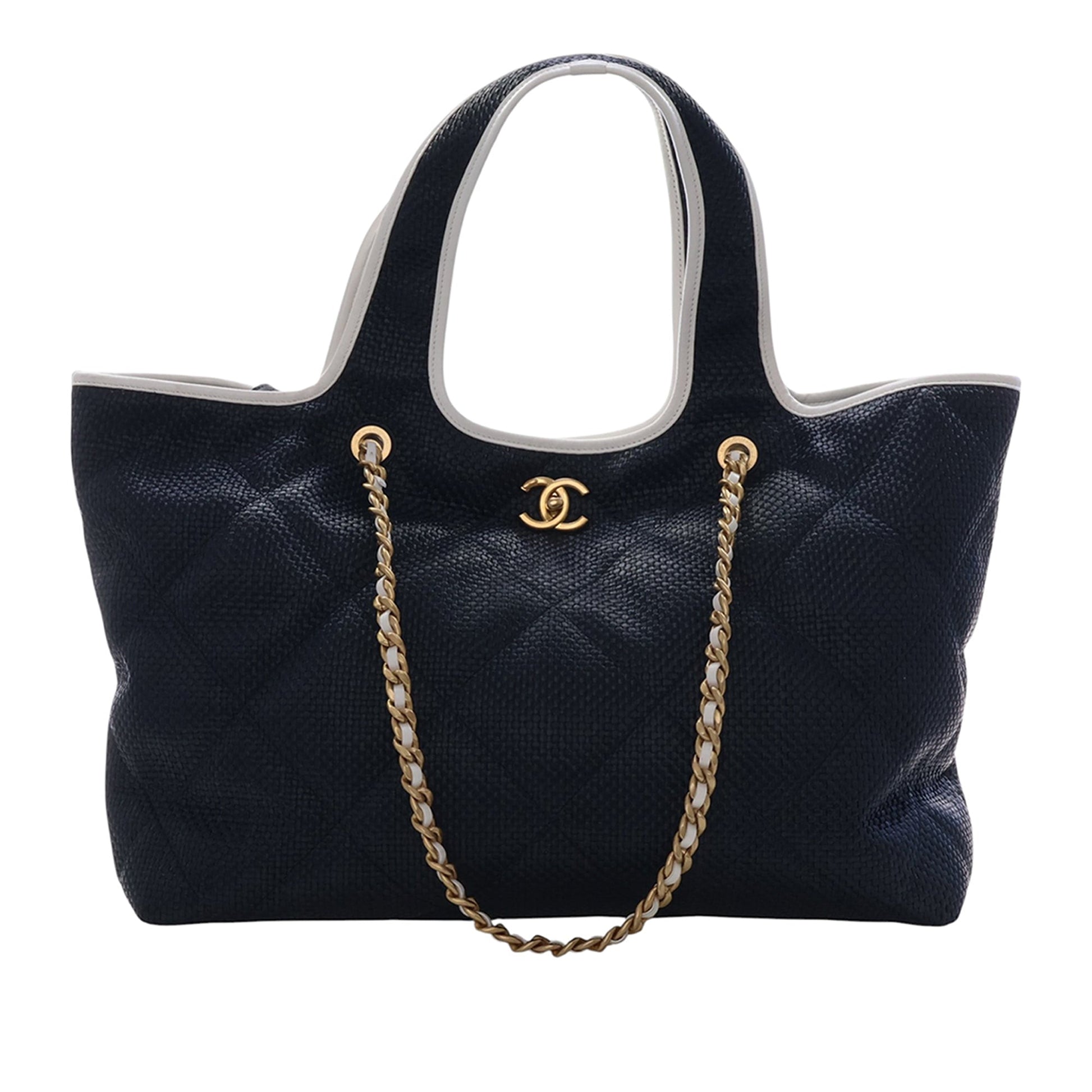Chanel Large Raffia Coco Beach Tote