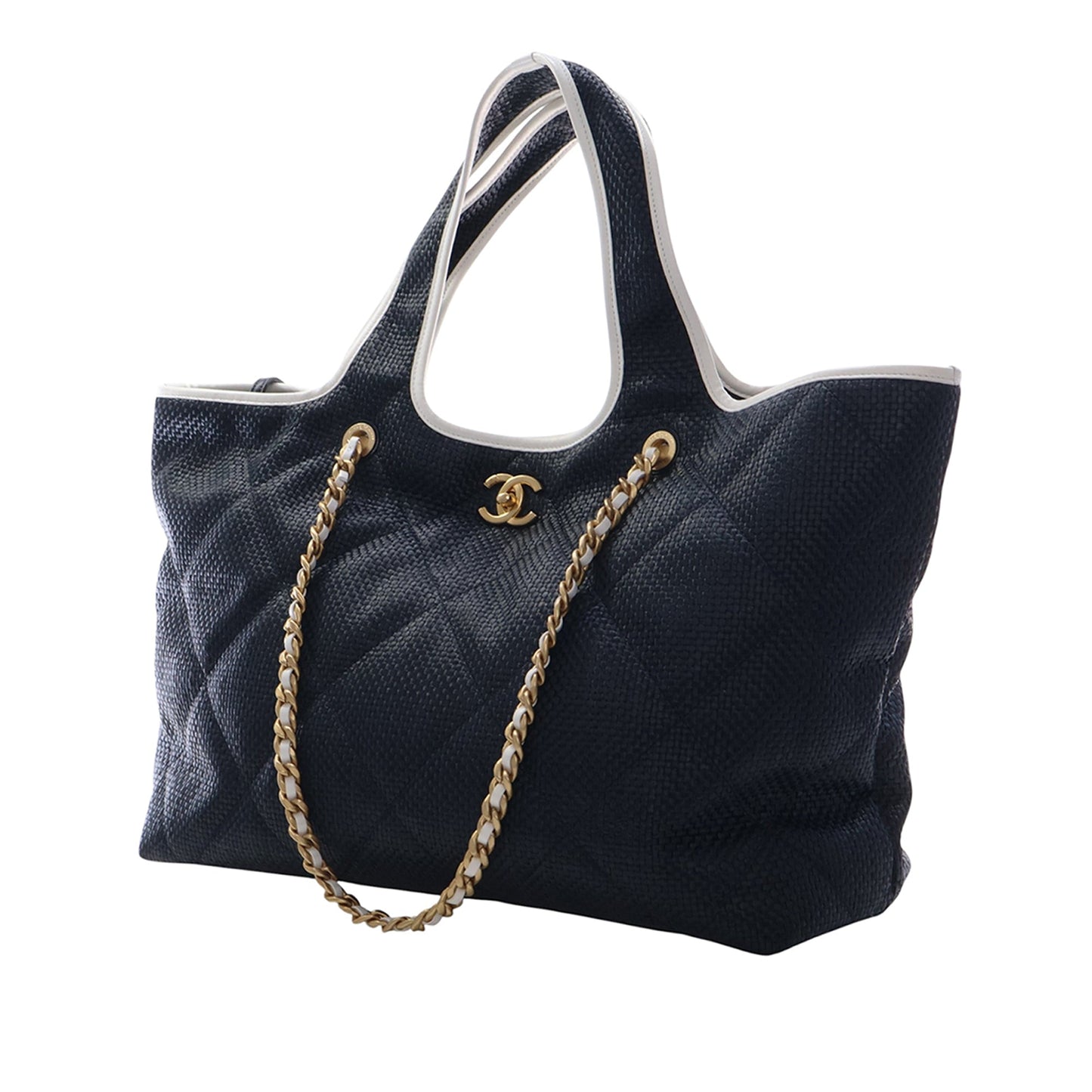 Chanel Large Raffia Coco Beach Tote