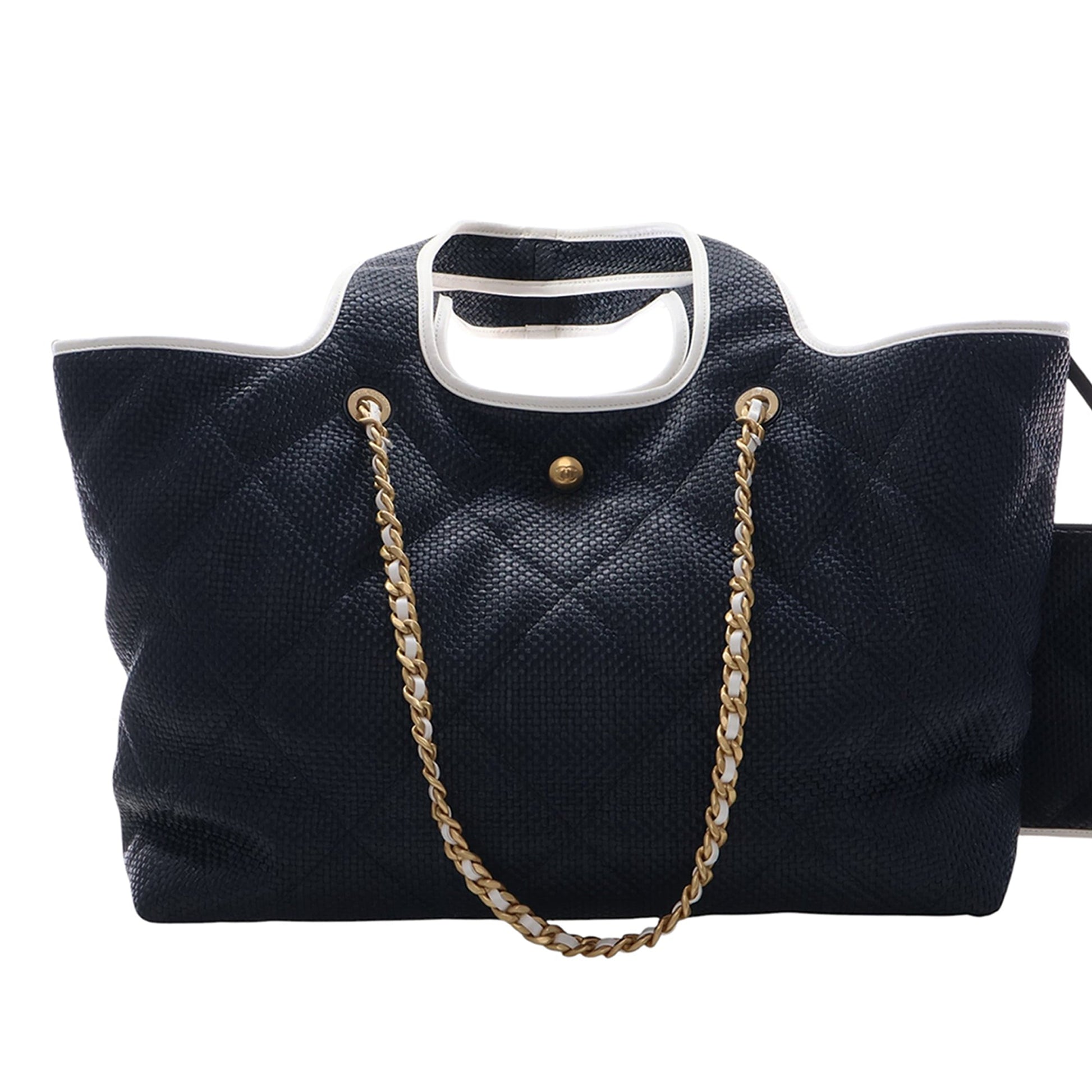 Chanel Large Raffia Coco Beach Tote