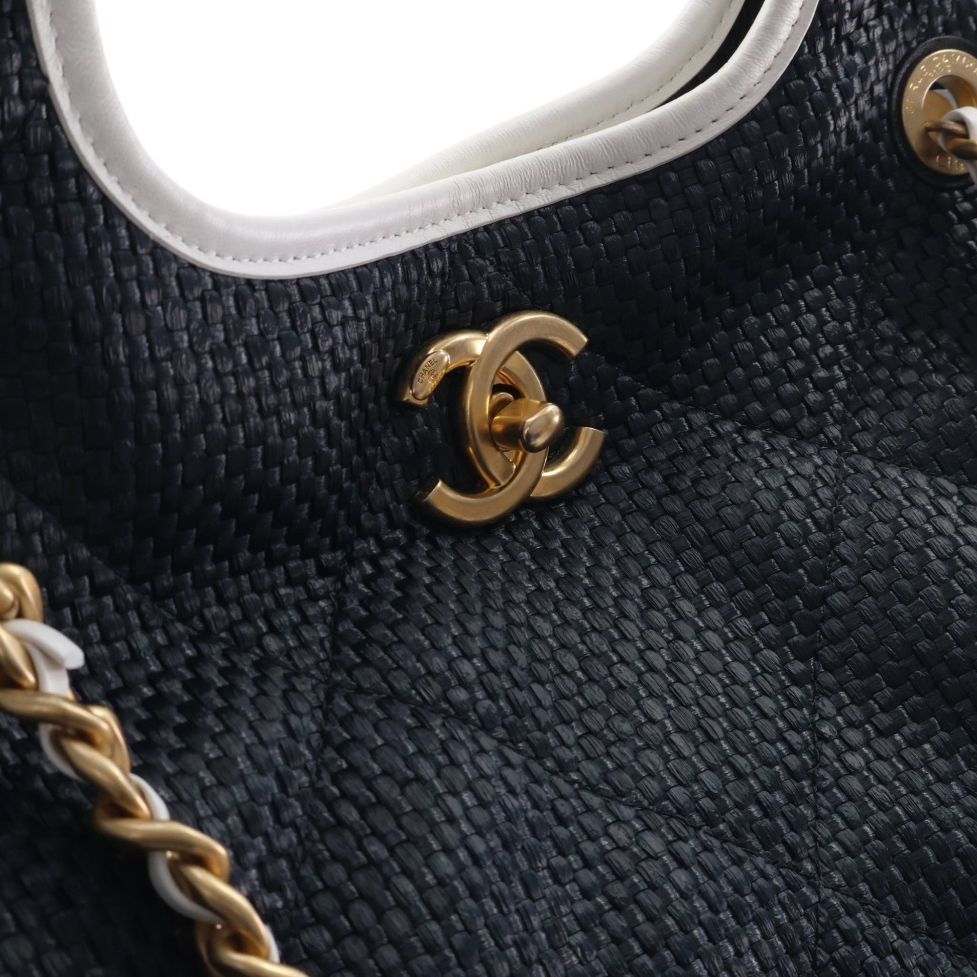Chanel Large Raffia Coco Beach Tote