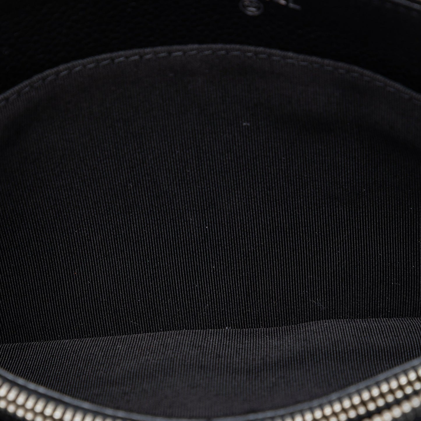 Chanel Small CC Quilted Caviar Zip Pouch