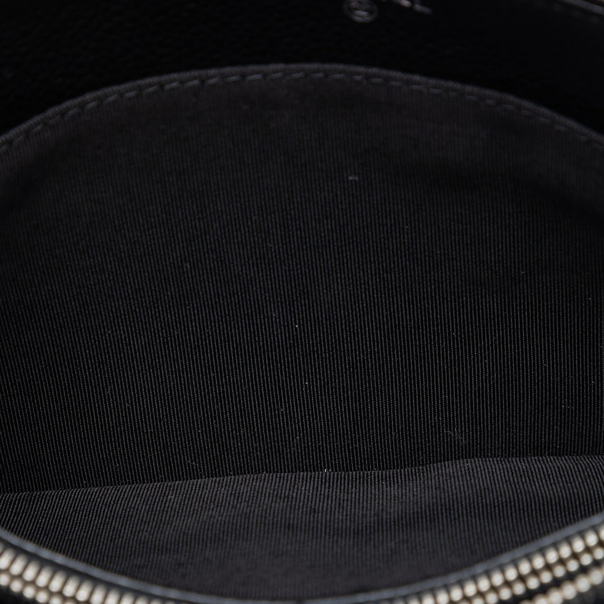 Chanel Small CC Quilted Caviar Zip Pouch