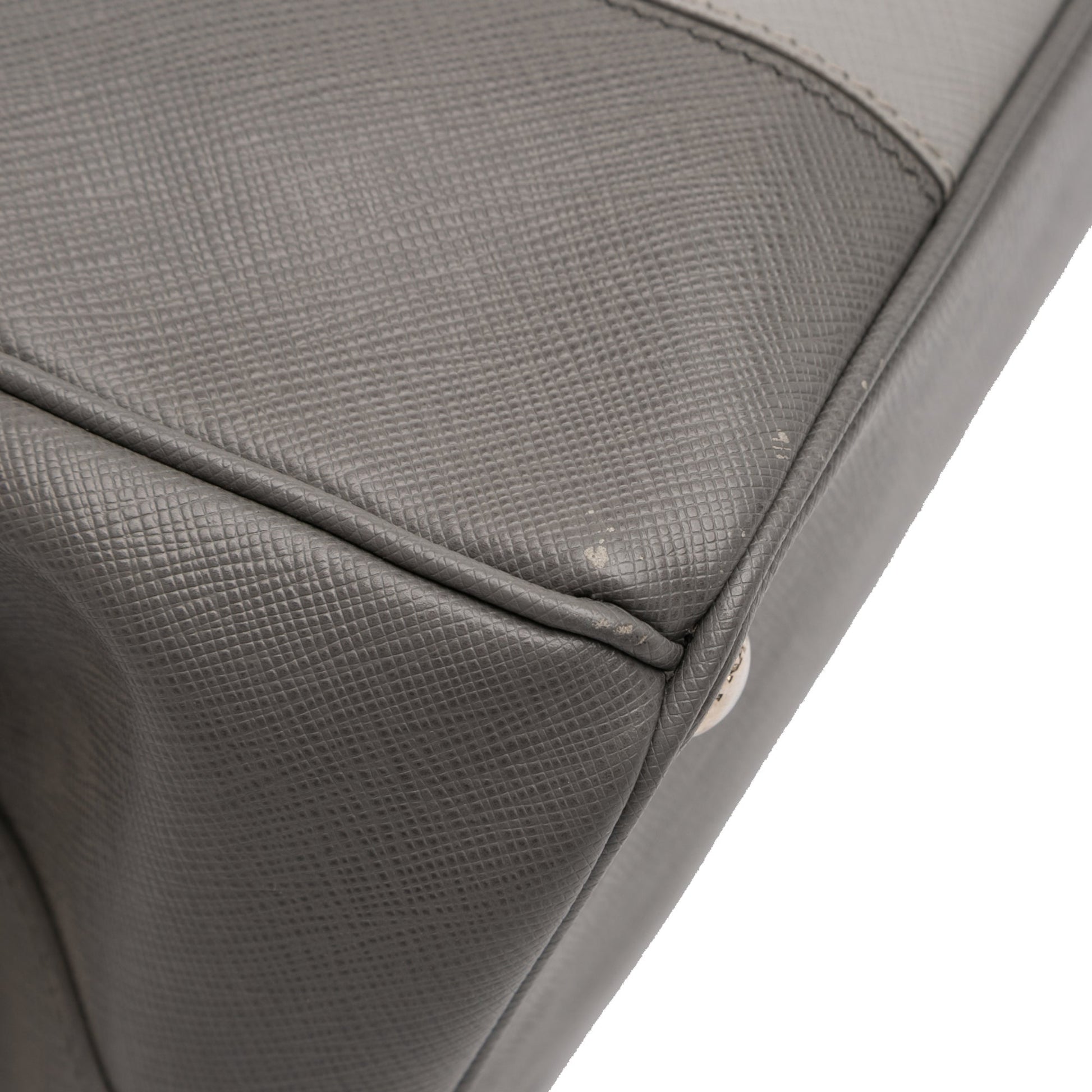 Prada Large Bicolor Saffiano Lux Galleria Double Zip Satchel
