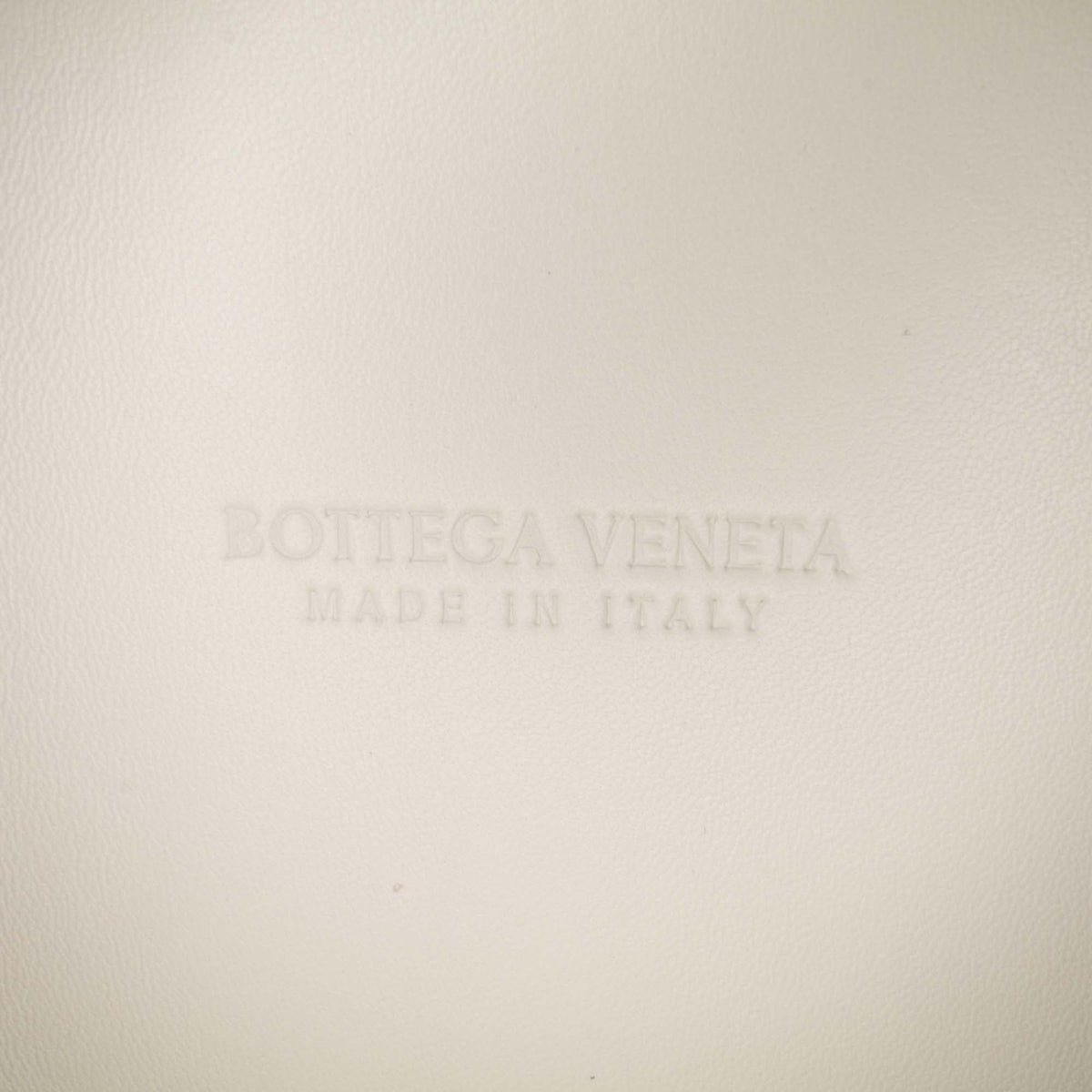 Bottega Veneta Brushed Calfskin Intrecciato Cradle Fold Over Shoulder Bag — White