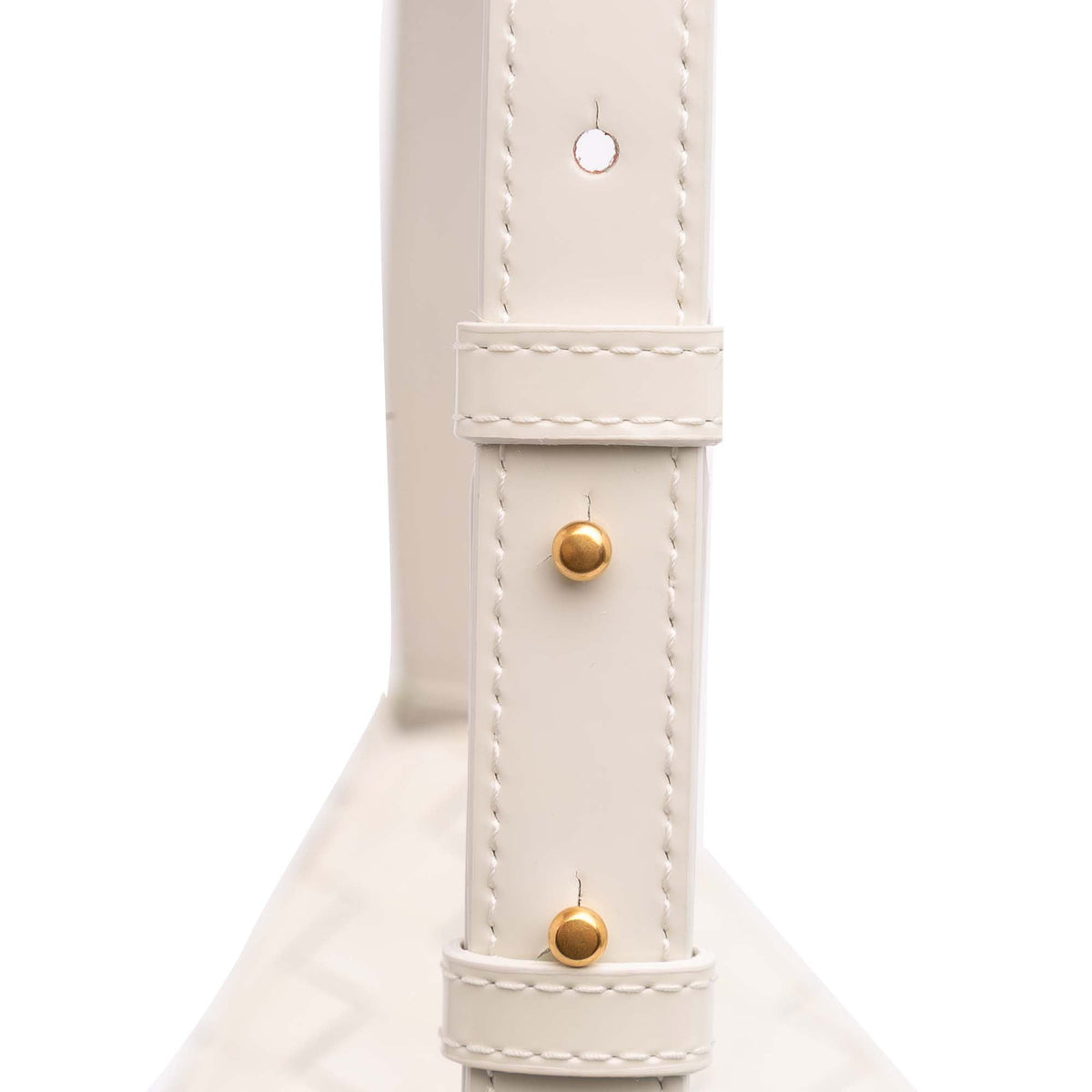 Bottega Veneta Brushed Calfskin Intrecciato Cradle Fold Over Shoulder Bag — White