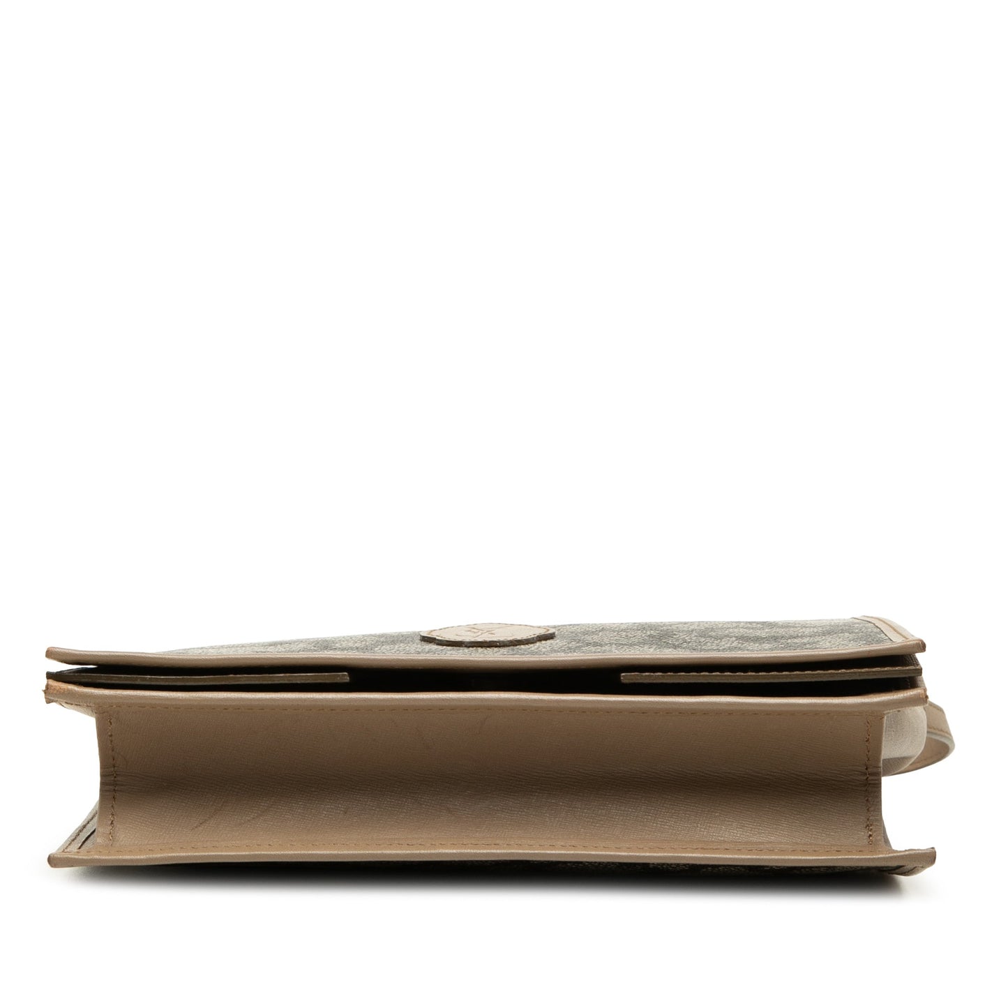 Saint Laurent Coated Canvas Giraffe Print Shoulder Bag