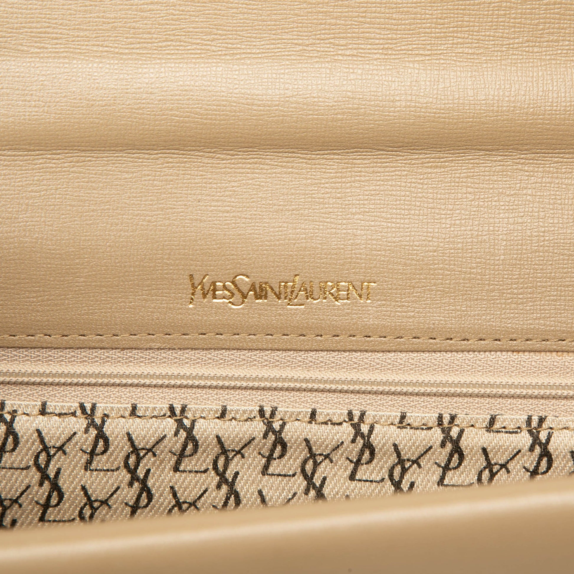 Saint Laurent Coated Canvas Giraffe Print Shoulder Bag