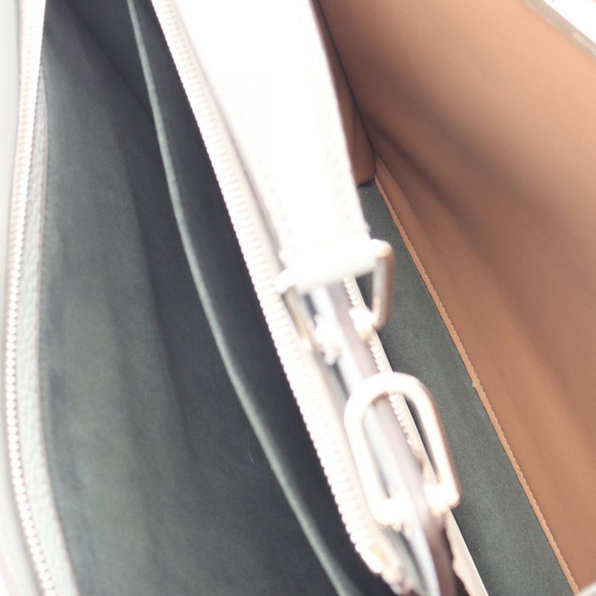 Fendi Studded Leather Peekaboo ISeeU Briefcase