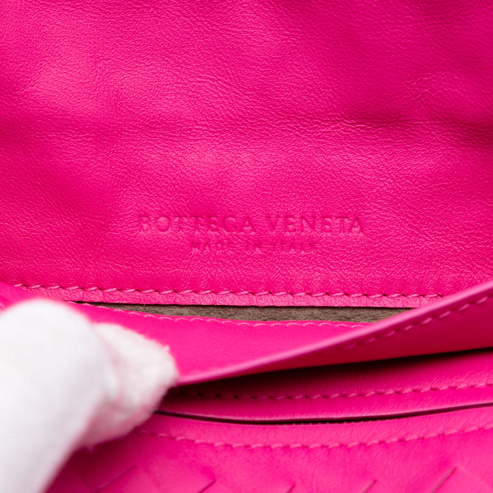 Bottega Veneta Mini Nappa Intrecciato Expandable Chain Flap Crossbody