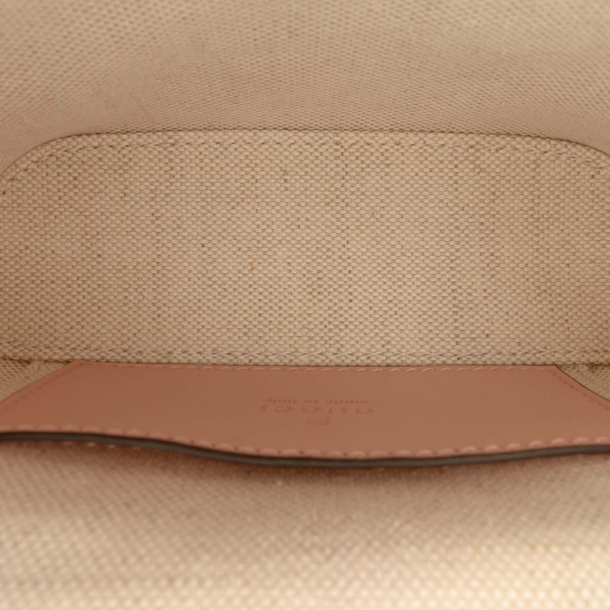 Gucci Mini GG Marmont Matelasse Calfskin Top Handle Vanity Chain Bag