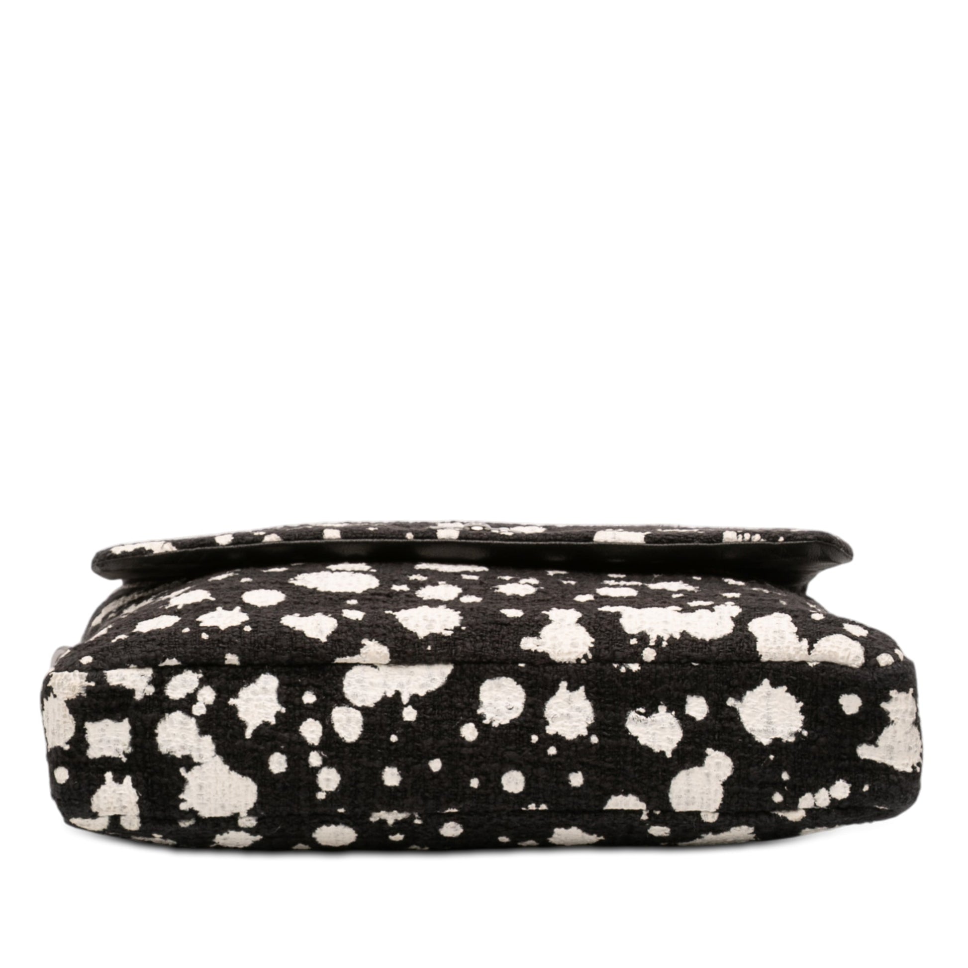Chanel CC Tweed Paint Splatter Flap