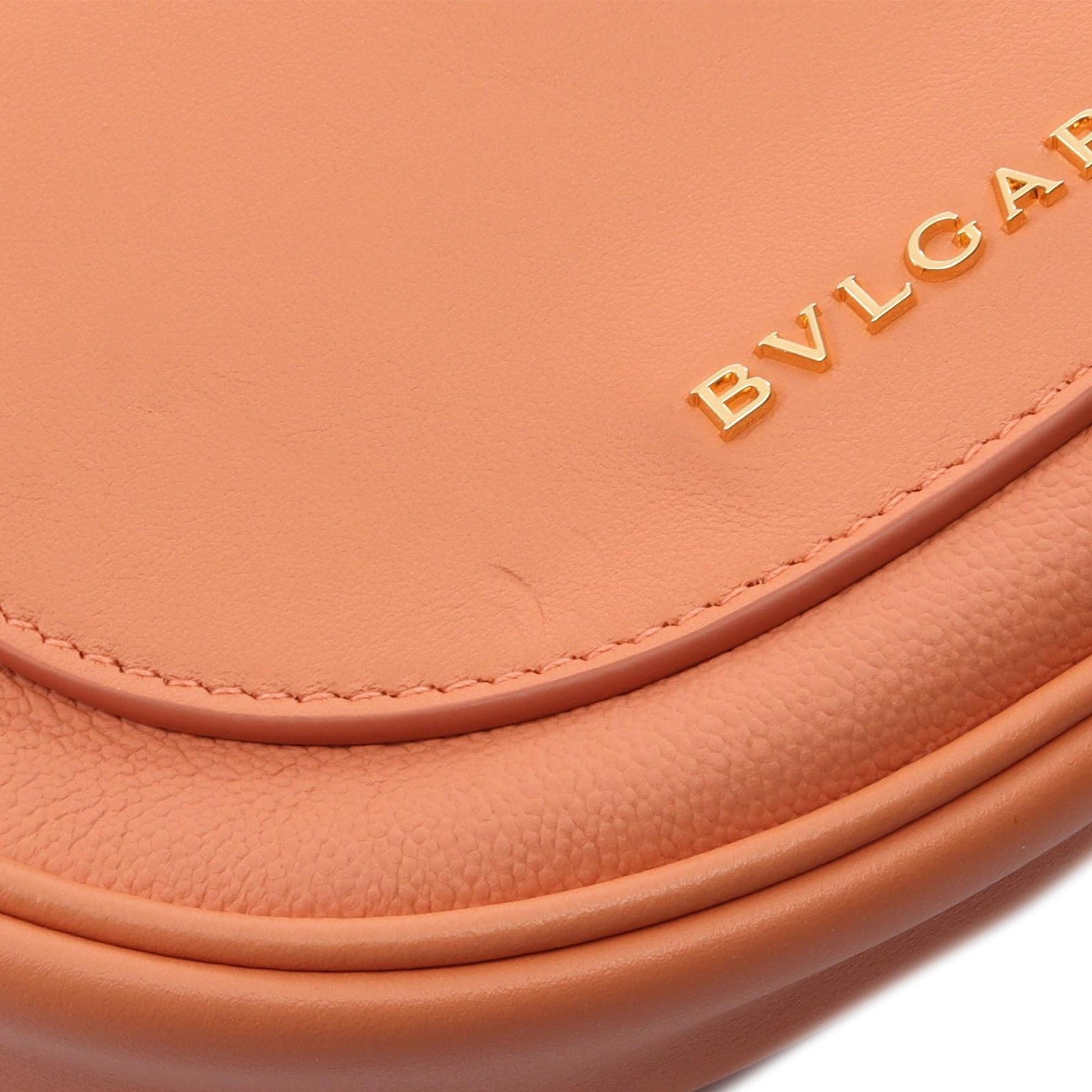 Bvlgari Small Leather Serpenti Ellipse Satchel