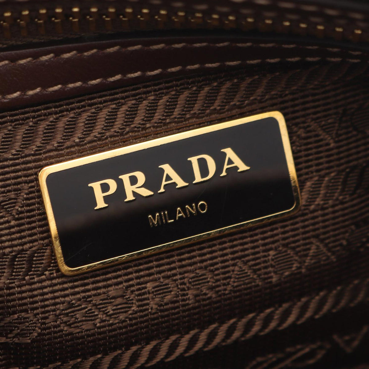 Prada Jacquard Logo Crossbody Bag