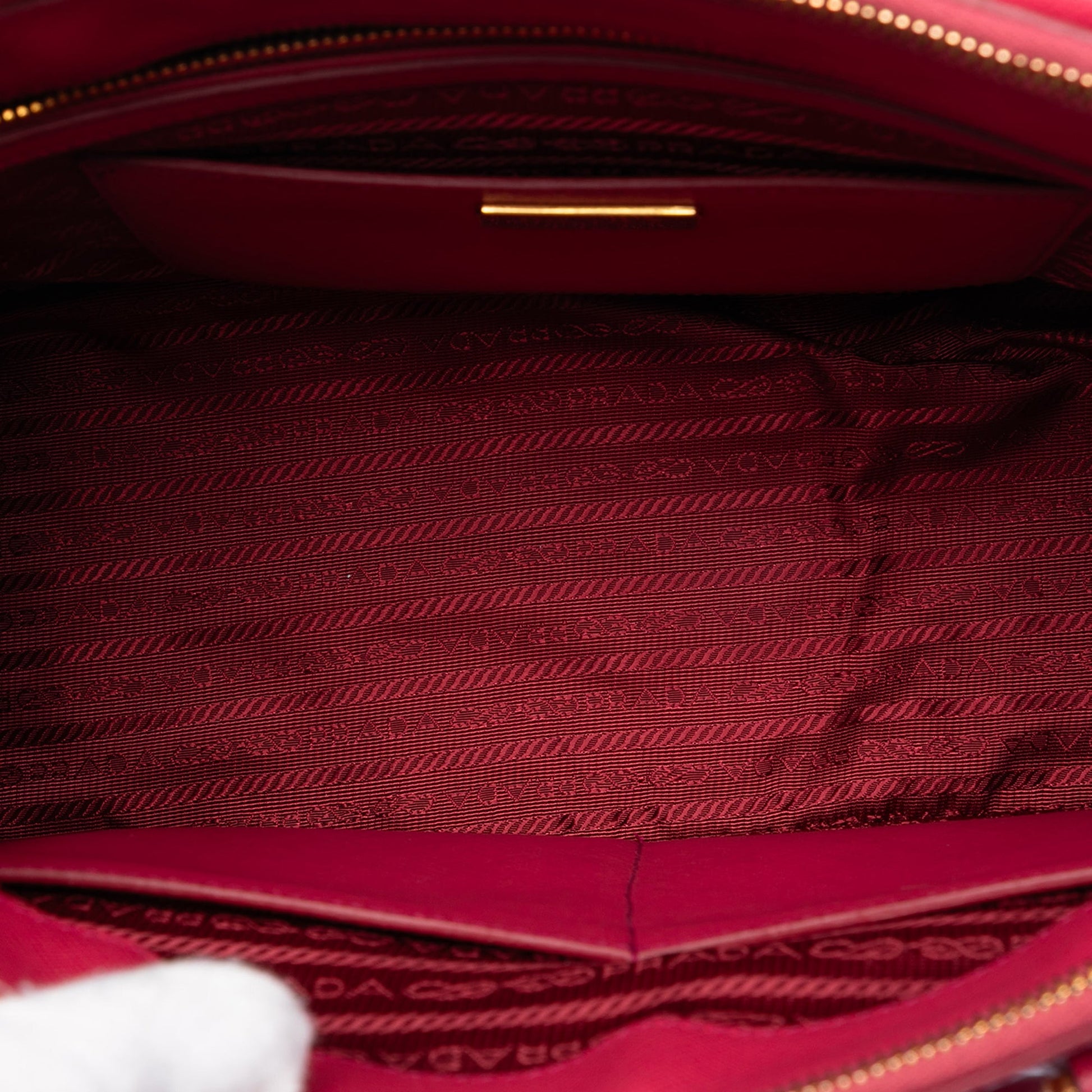 Prada Medium Saffiano Lux Galleria Double Zip Tote