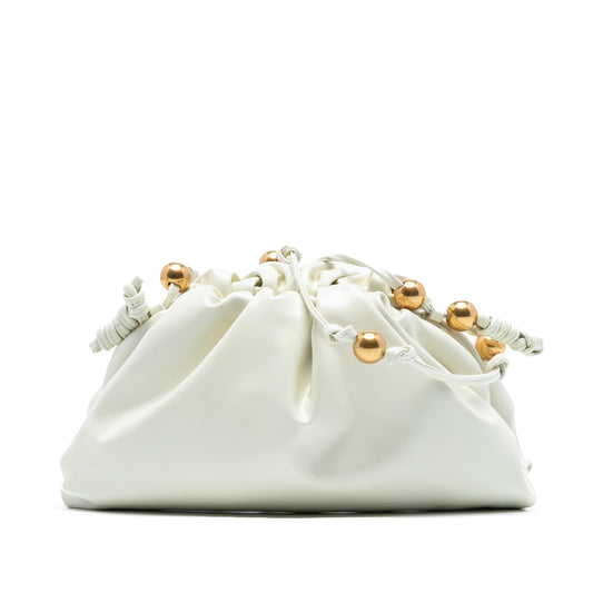 Bottega Veneta Brushed Calfskin Beaded Strap The Mini Pouch Crossbody