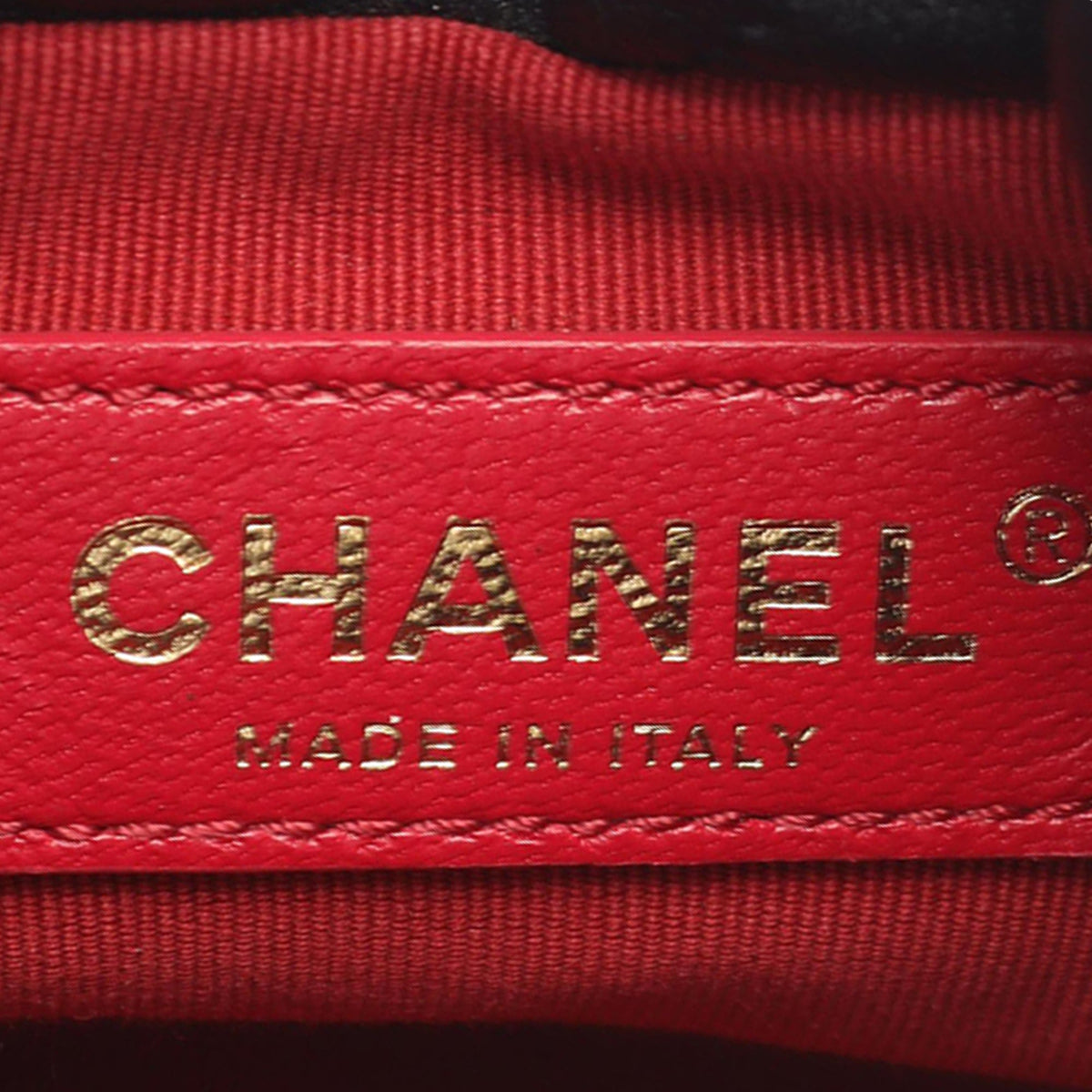 Chanel Mini Quilted Calfskin About Pearls Drawstring Bucket Bag