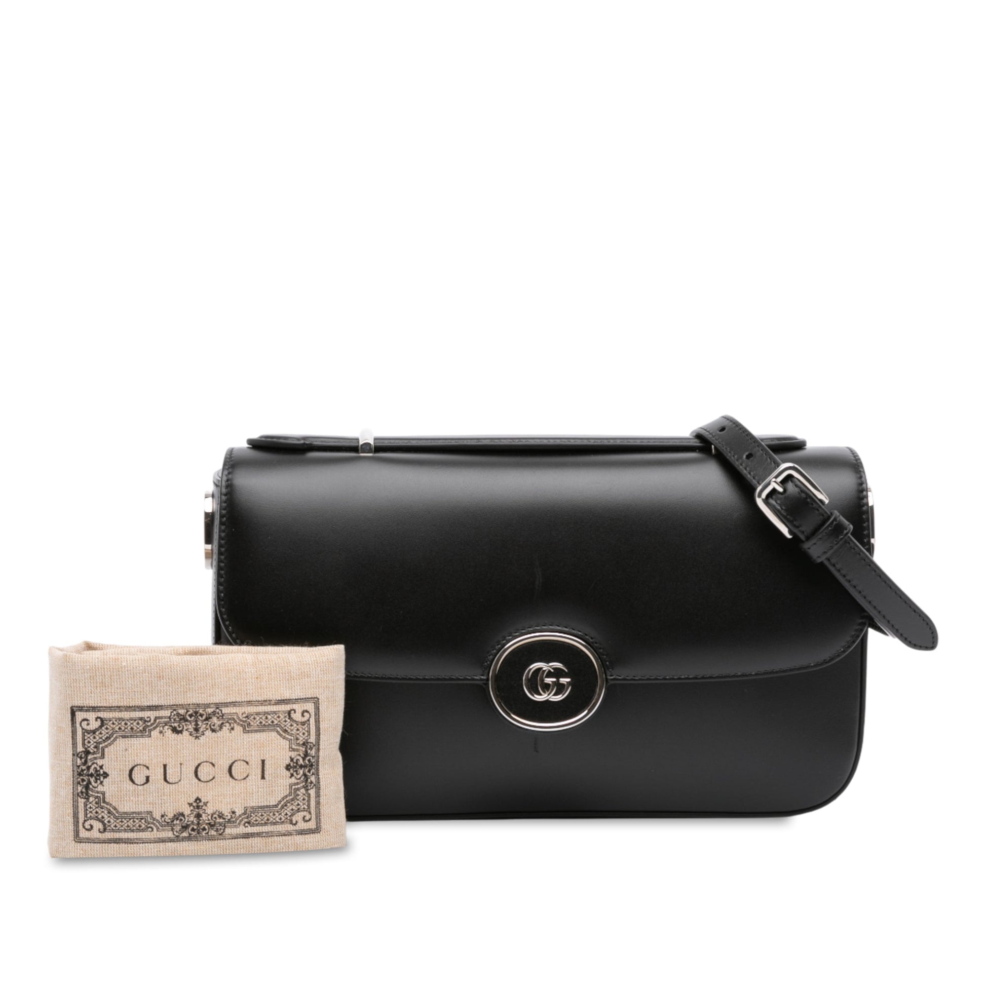 Gucci Small Leather Petite GG Satchel
