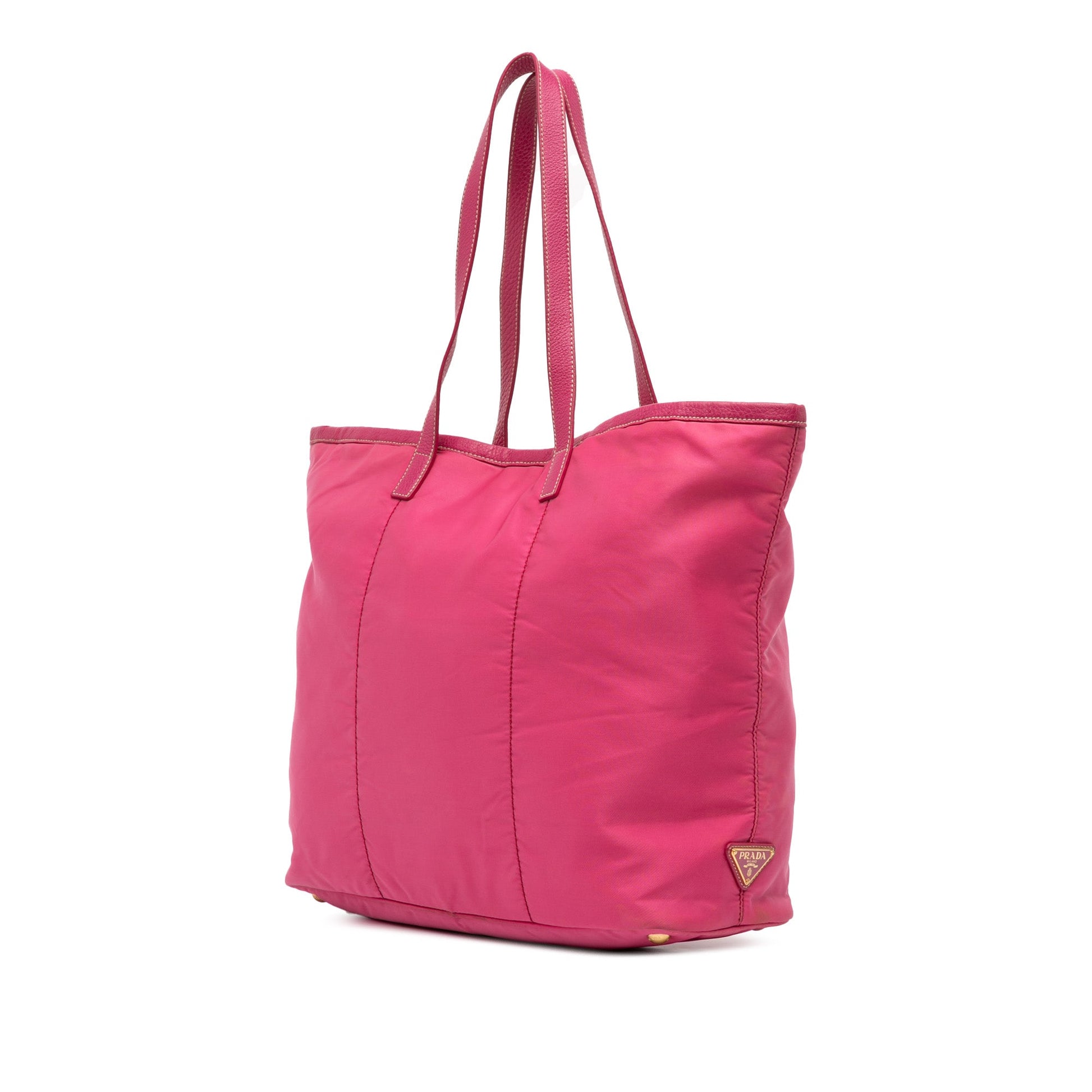 Prada Tessuto Canapa Logo Tote