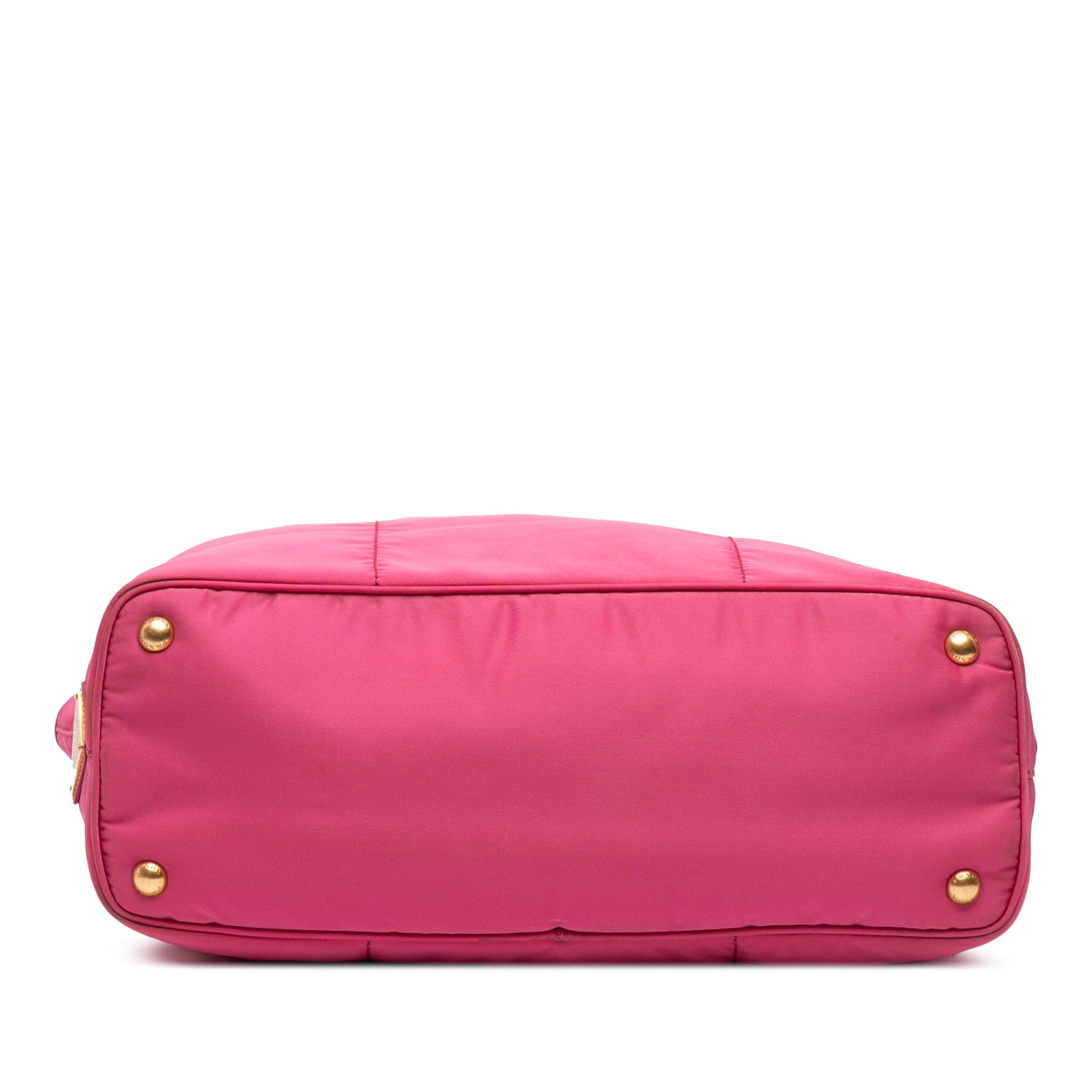 Prada Tessuto Canapa Logo Tote