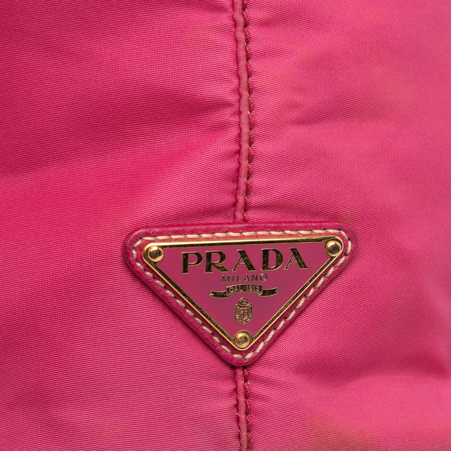 Prada Tessuto Canapa Logo Tote