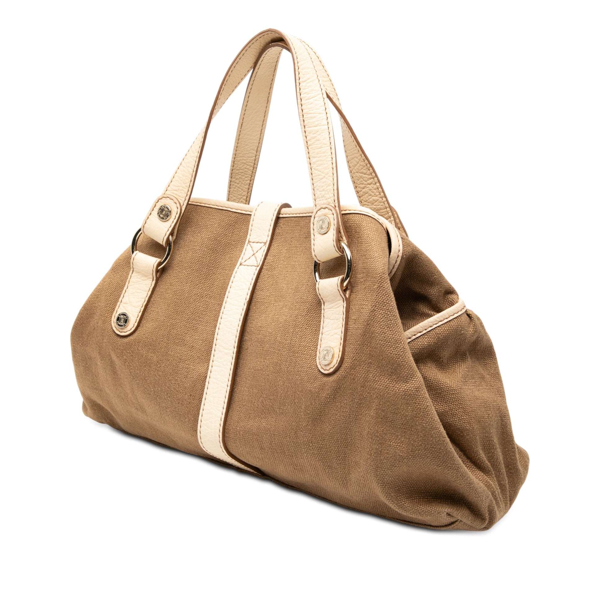 Celine Canvas Boogie Tassel Tote