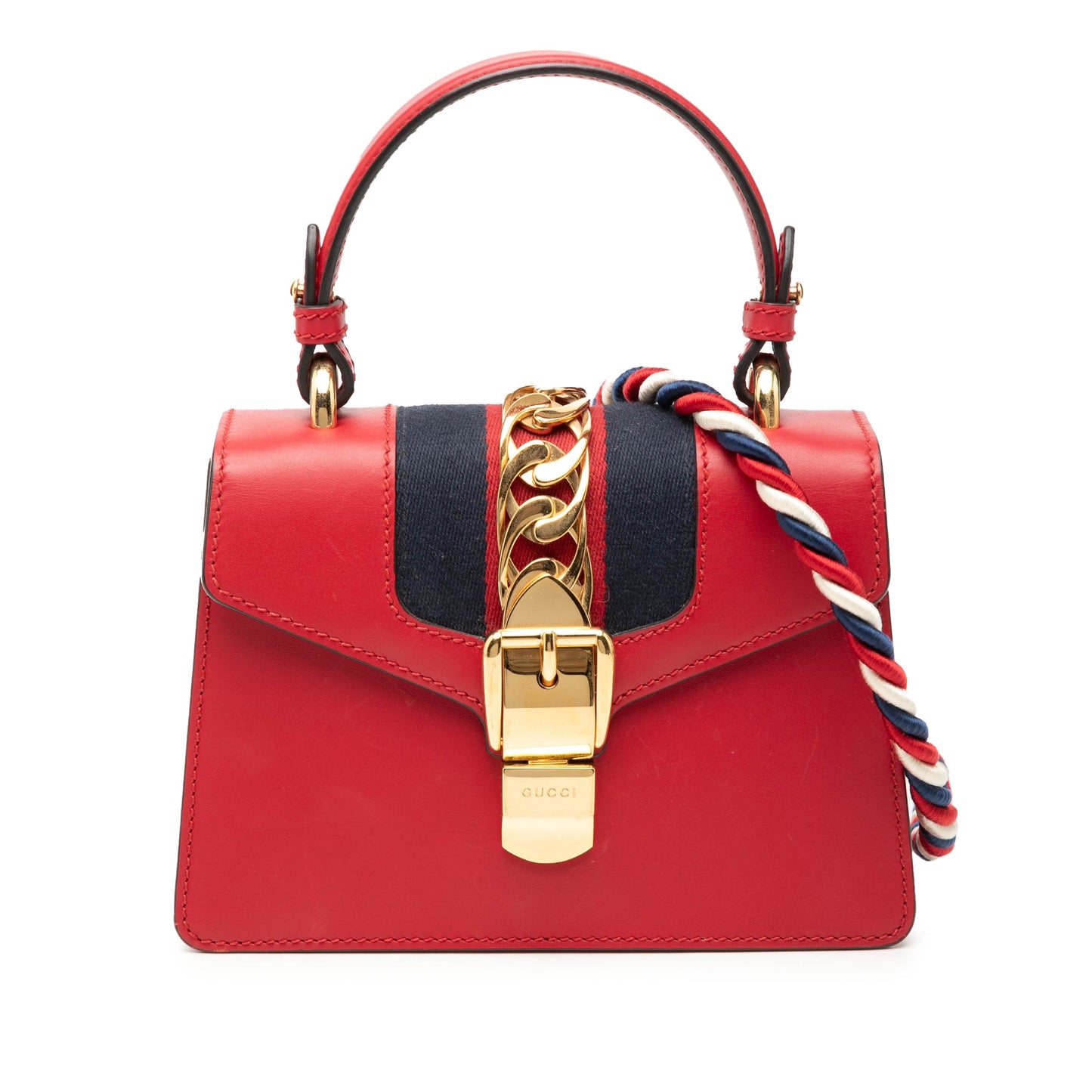 Gucci Mini Calfskin Sylvie Satchel