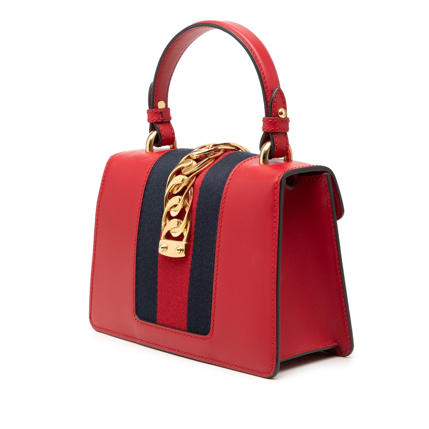 Gucci Mini Calfskin Sylvie Satchel
