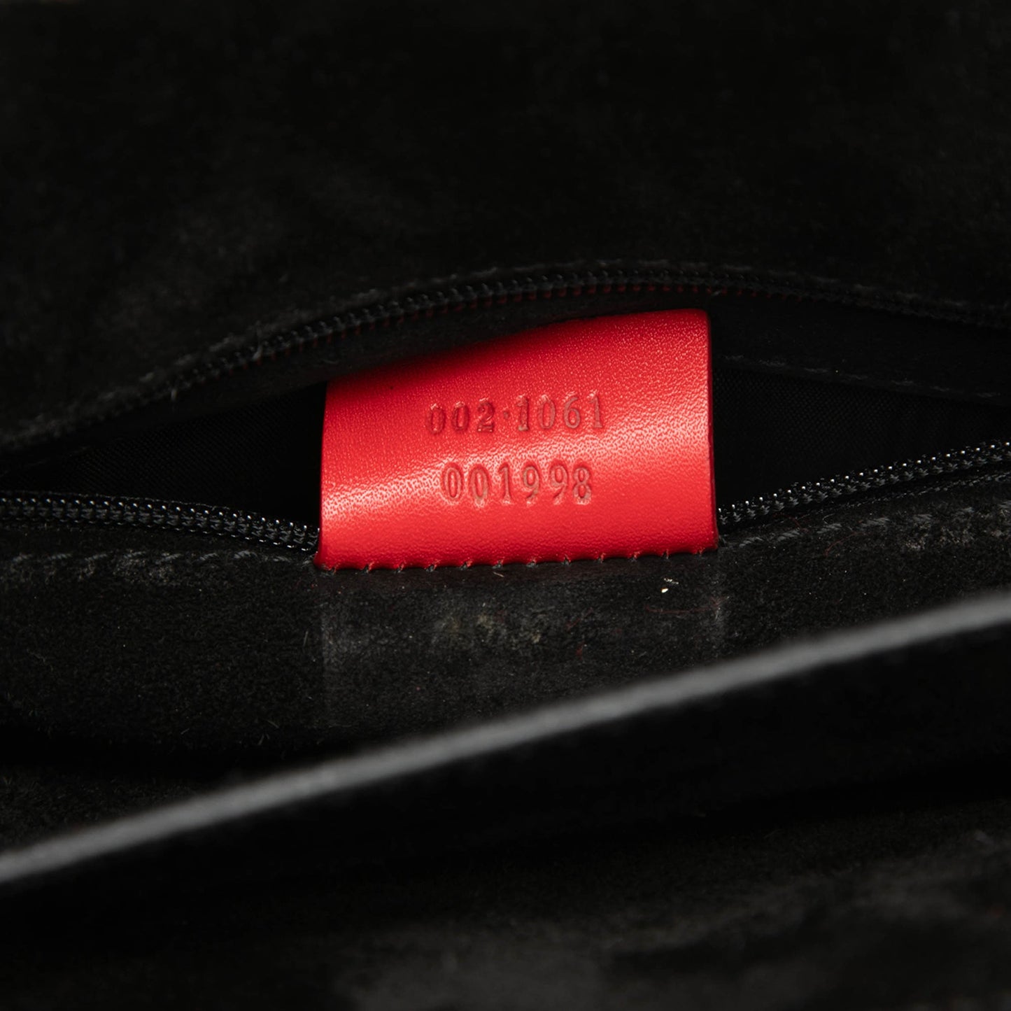 Gucci Wool and Calfskin Bamboo Top Handle Bag