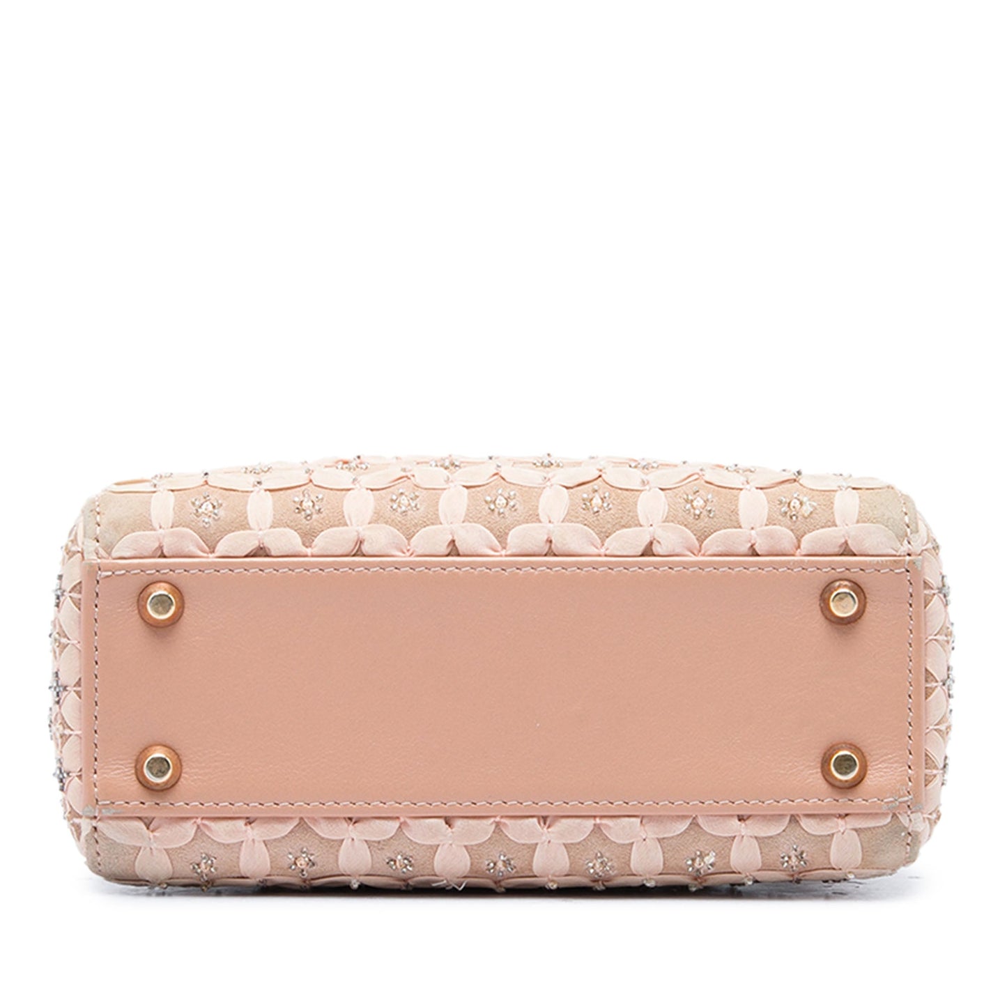 Dior Mini Suede Beaded Ribbon Lady Dior