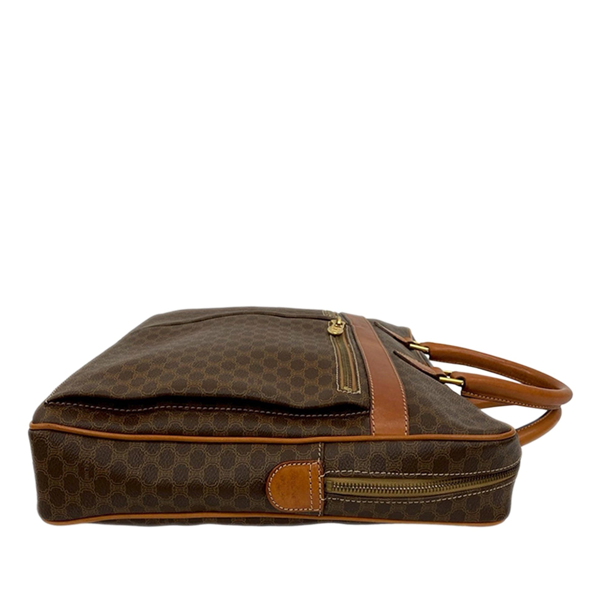 Celine Macadam Coated Canvas Business Bag