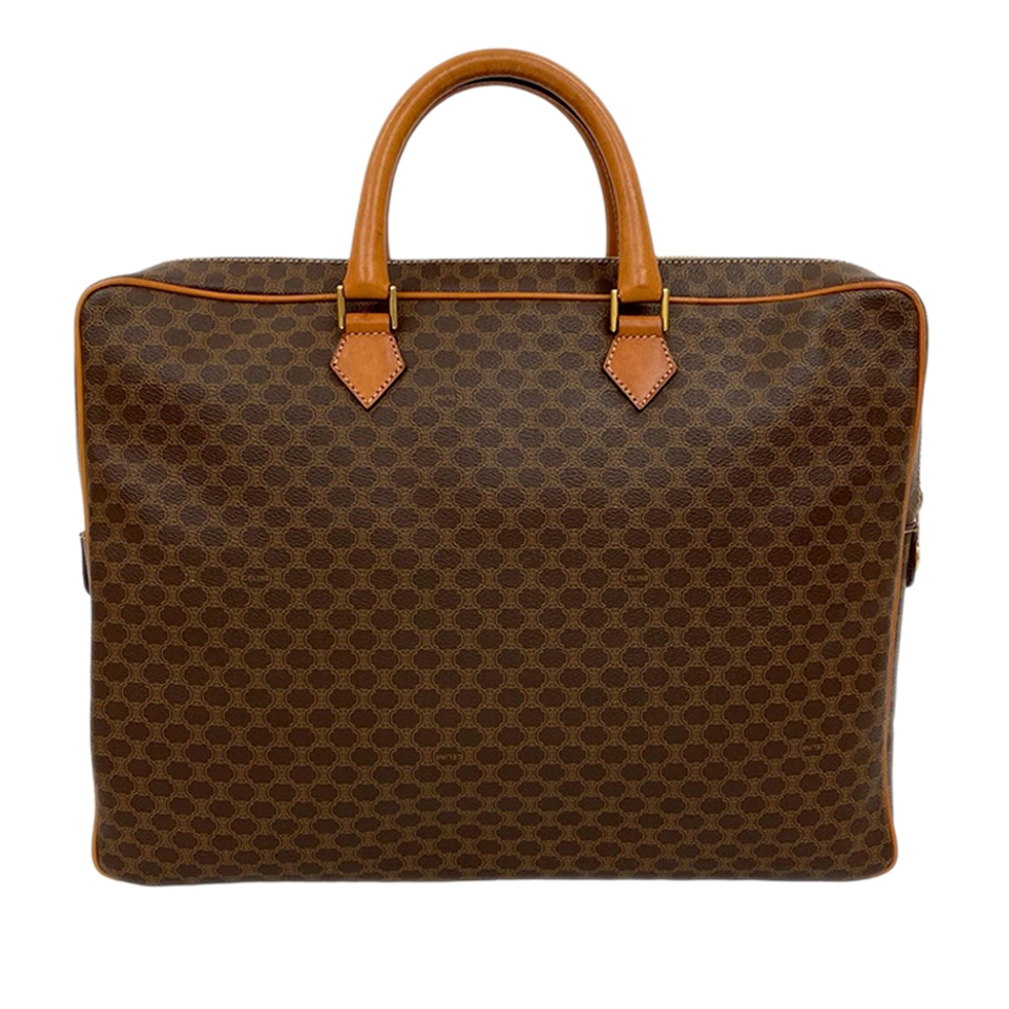 Celine Macadam Coated Canvas Business Bag