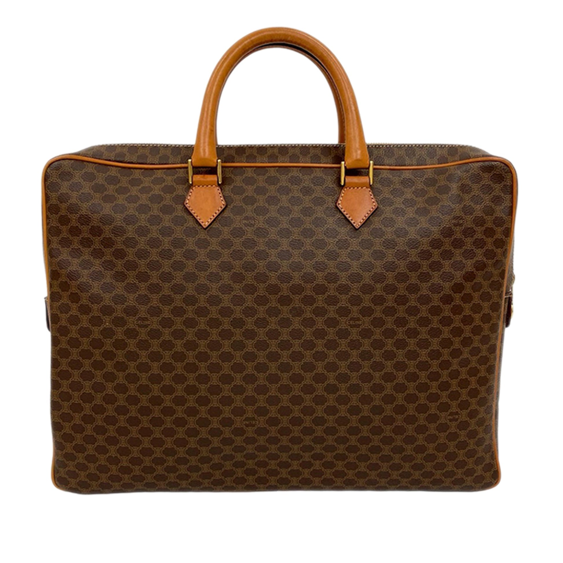 Celine Macadam Coated Canvas Business Bag