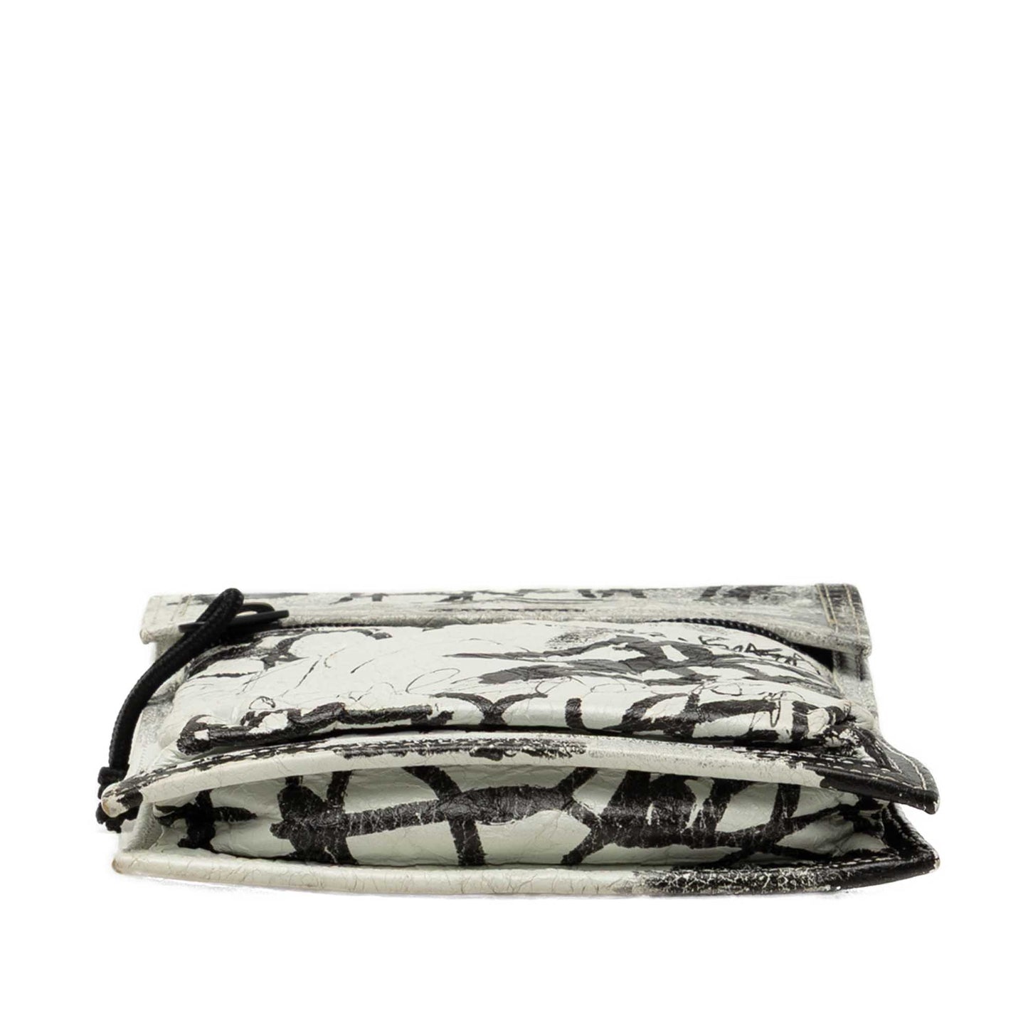 Balenciaga Small Lambskin Graffiti Explorer Crossbody