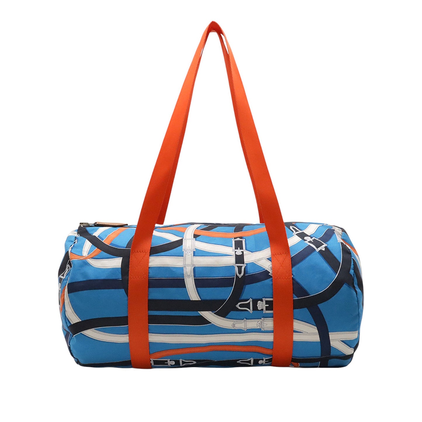 Hermès Silk and Barenia Cavalcadour Airsilk Duffle Bag 38