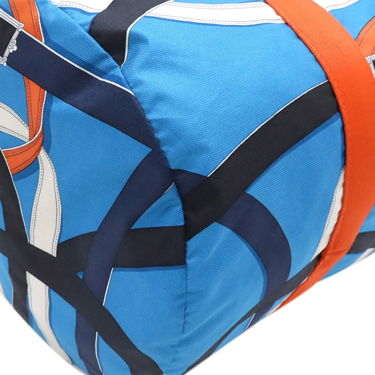 Hermès Silk and Barenia Cavalcadour Airsilk Duffle Bag 38