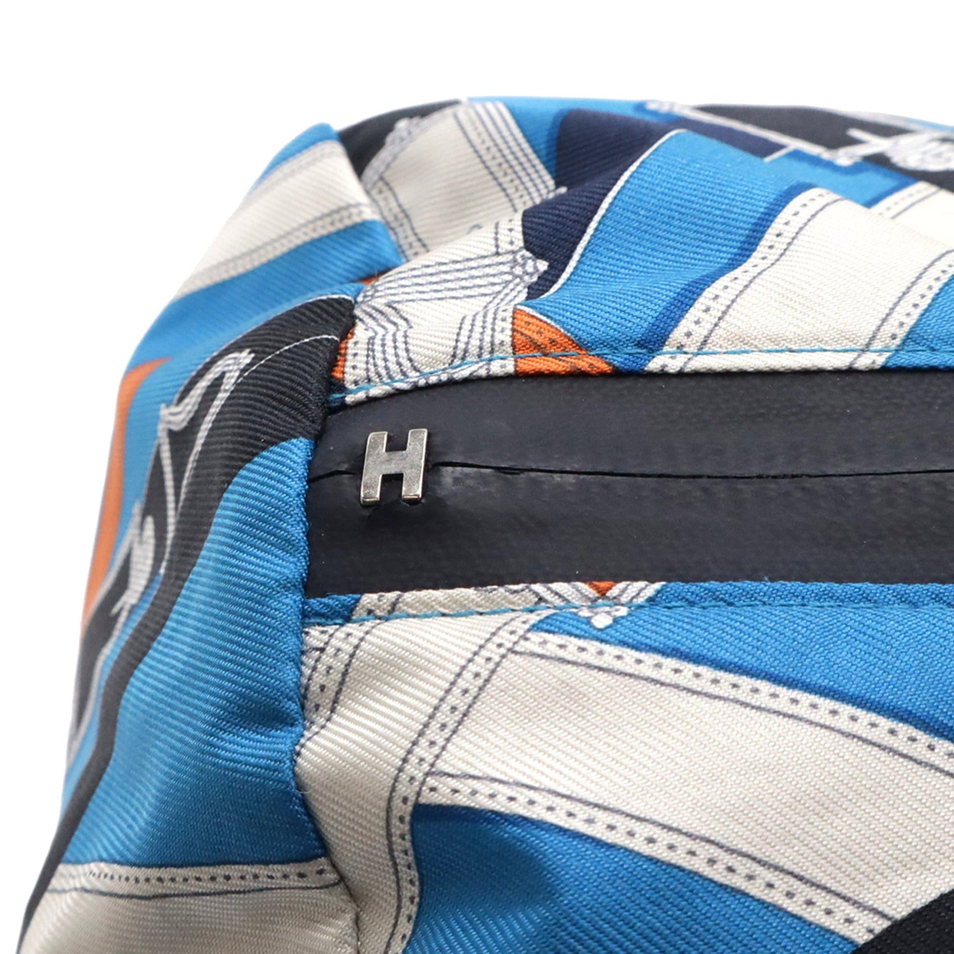 Hermès Silk and Barenia Cavalcadour Airsilk Duffle Bag 38