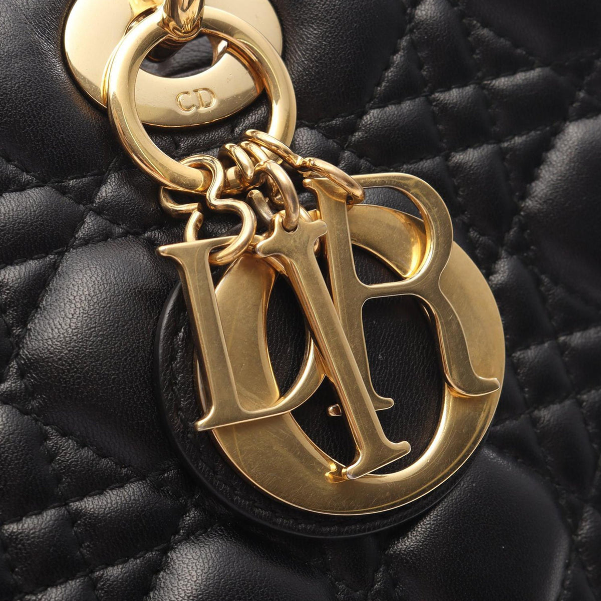 Dior Large Lambskin Cannage Lady Dior
