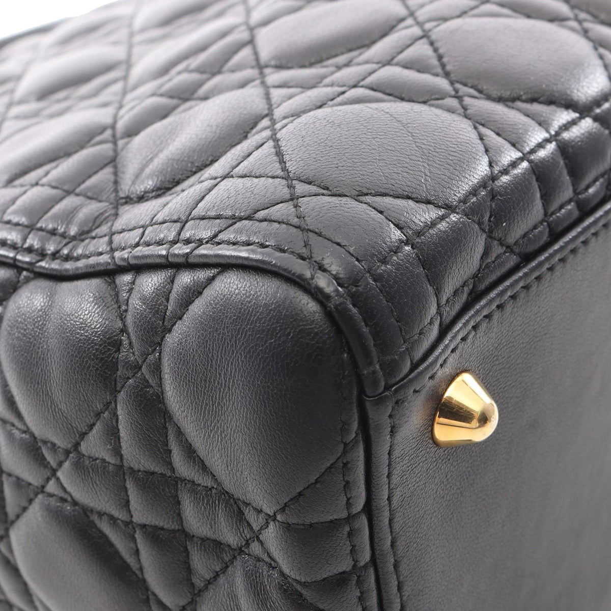 Dior Large Lambskin Cannage Lady Dior