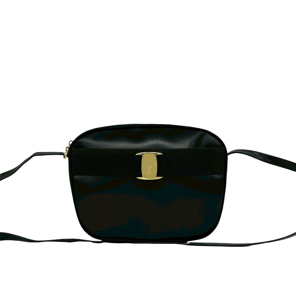 Ferragamo Leather Vara Bow Crossbody
