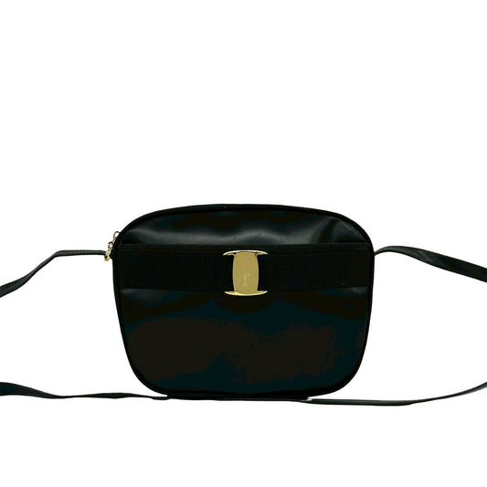 Ferragamo Leather Vara Bow Crossbody