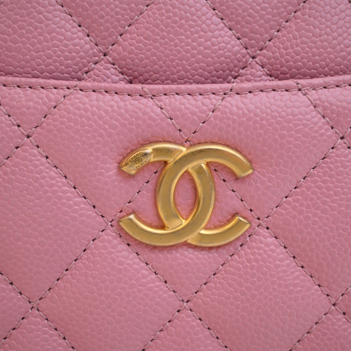 Chanel Small Quilted Caviar Pick Me Up Vanity Case