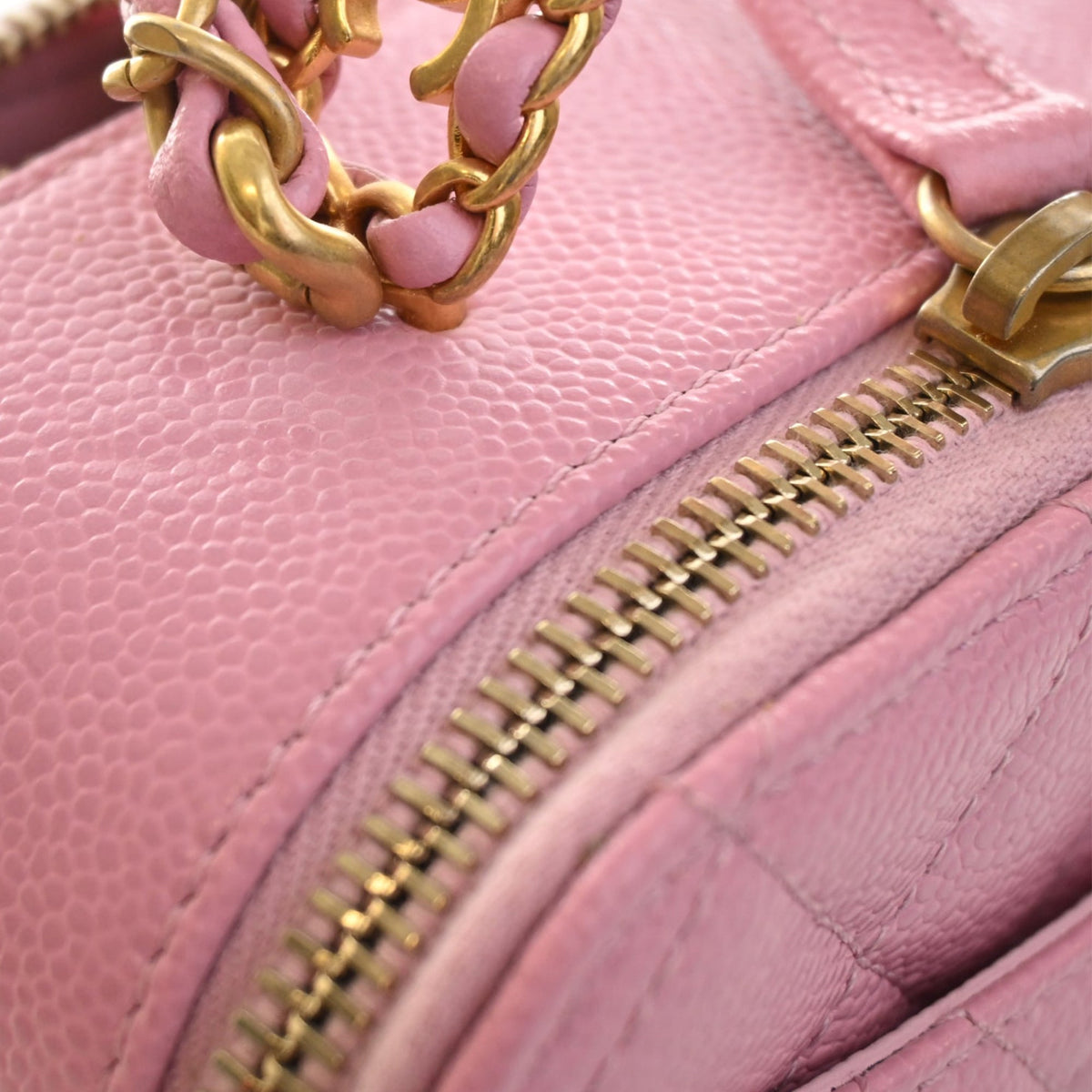 Chanel Small Quilted Caviar Pick Me Up Vanity Case