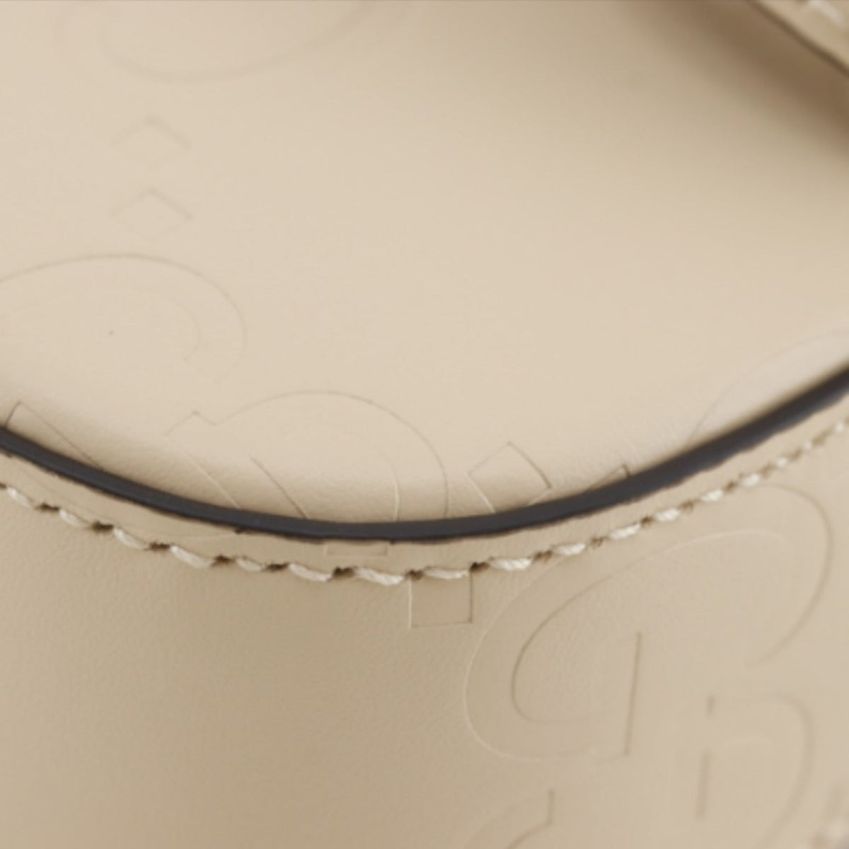Gucci Super Mini Jumbo GG Embossed Calfskin Pochette