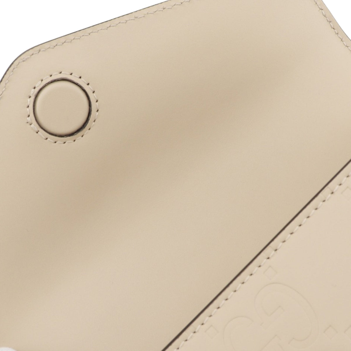 Gucci Super Mini Jumbo GG Embossed Calfskin Pochette