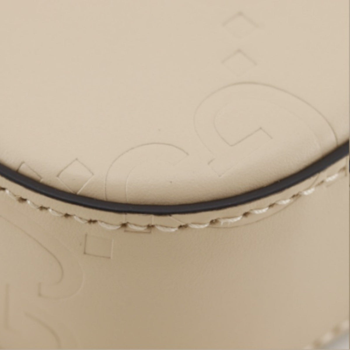 Gucci Super Mini Jumbo GG Embossed Calfskin Pochette